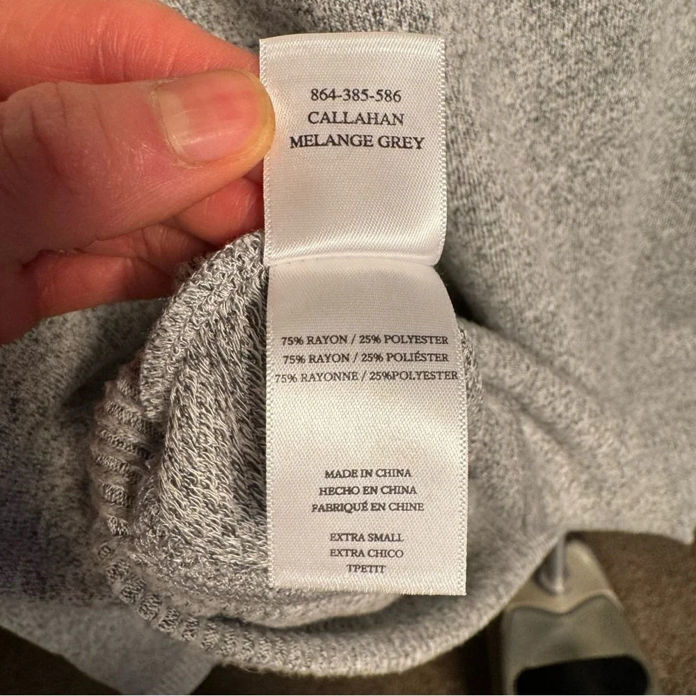 NWT • RAILS • Women’s Callahan Crewneck Sweater • Melange Grey / Gray • XS - Picture 14 of 14